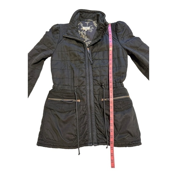 Wilfred | Aritiza Black Marquis Quilted Military Style Jacket - Size Small - Picture 10 of 12